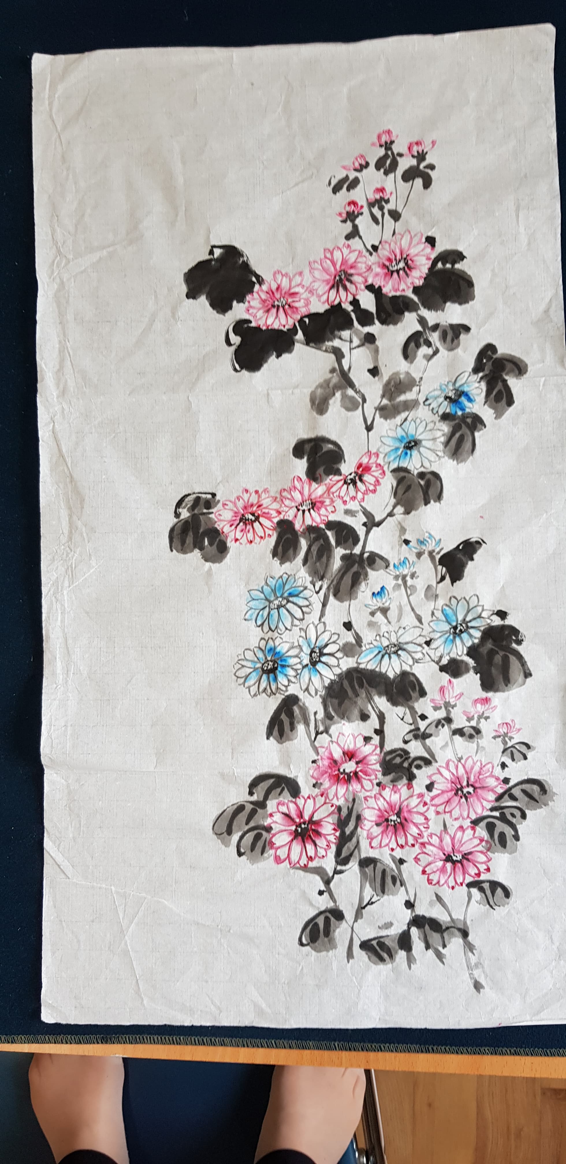 제자 준 국화 2점 - 2