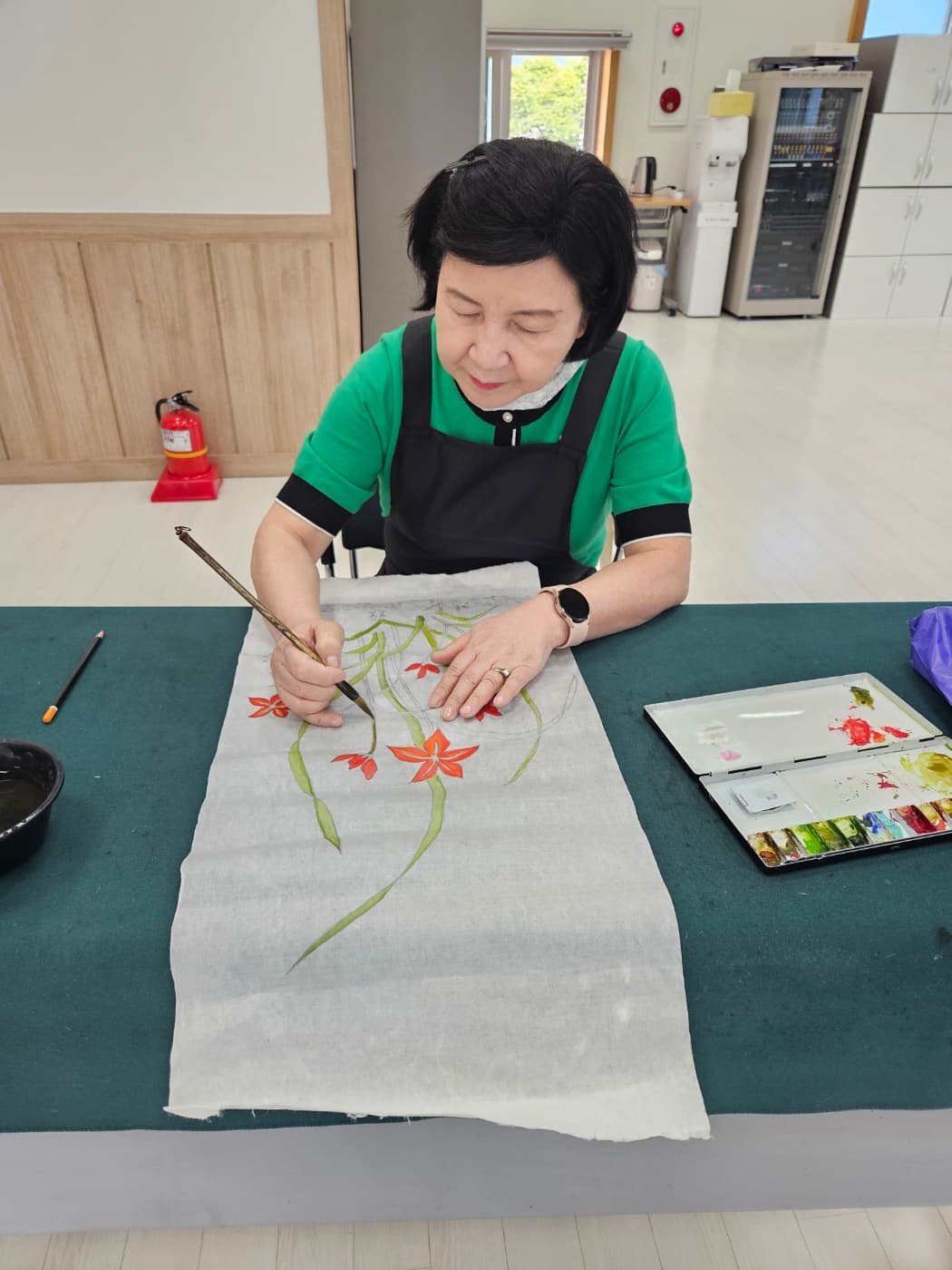 제1회 용화산 걷기축제  제자들과 휘호 - 14